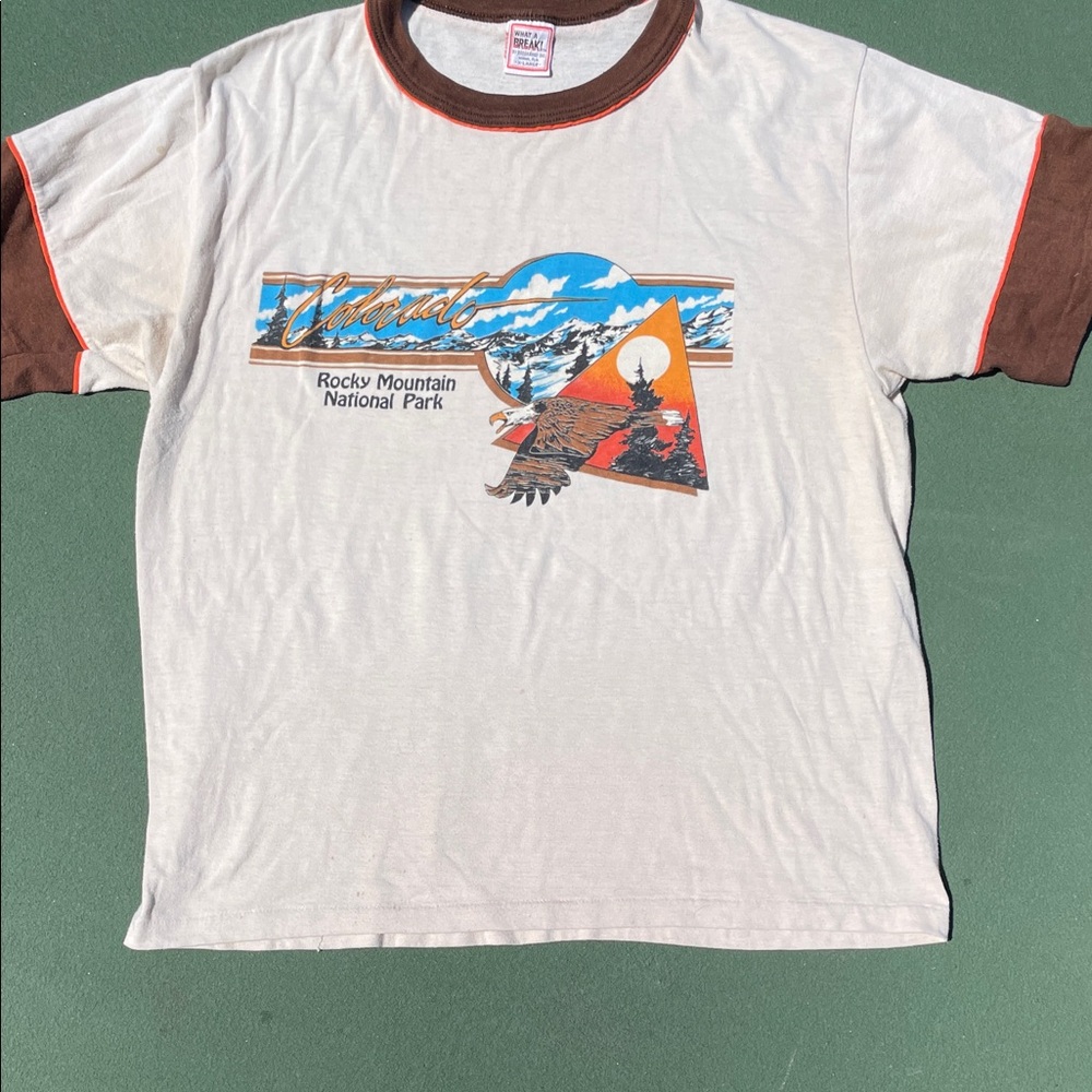 Rocky Mountain National Park vintage 70s  tee